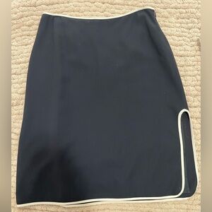 Banana Republic Black Skirt with White Trim